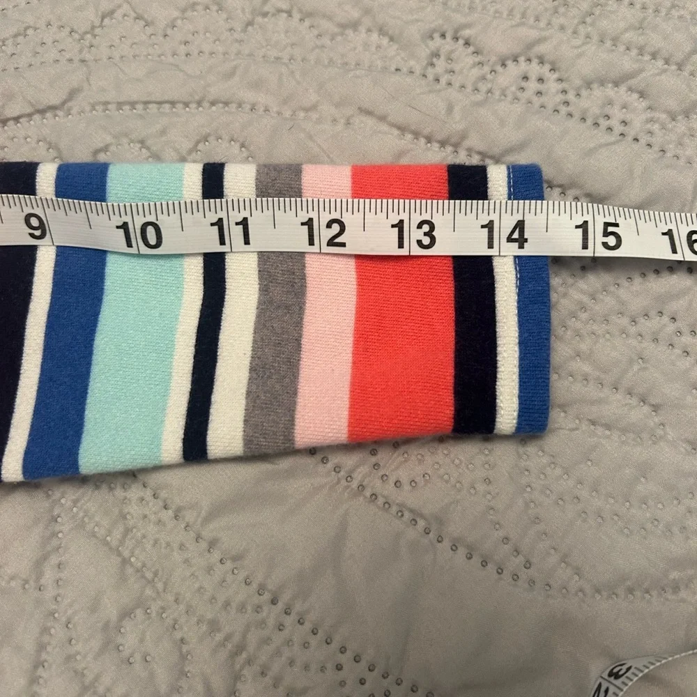 Gymboree striped sweatshirt A line dress. Vibrant pinks and blues. Size 5 Nice!